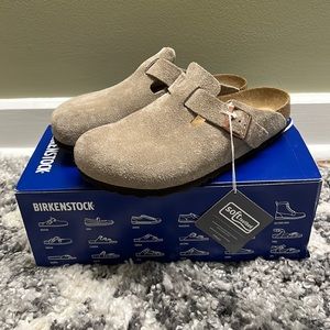 Birkenstock Boston Clogs in Taupe (37)